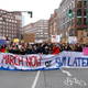 Students in Hamburg, Germany strike from school on March 1, 2019.
